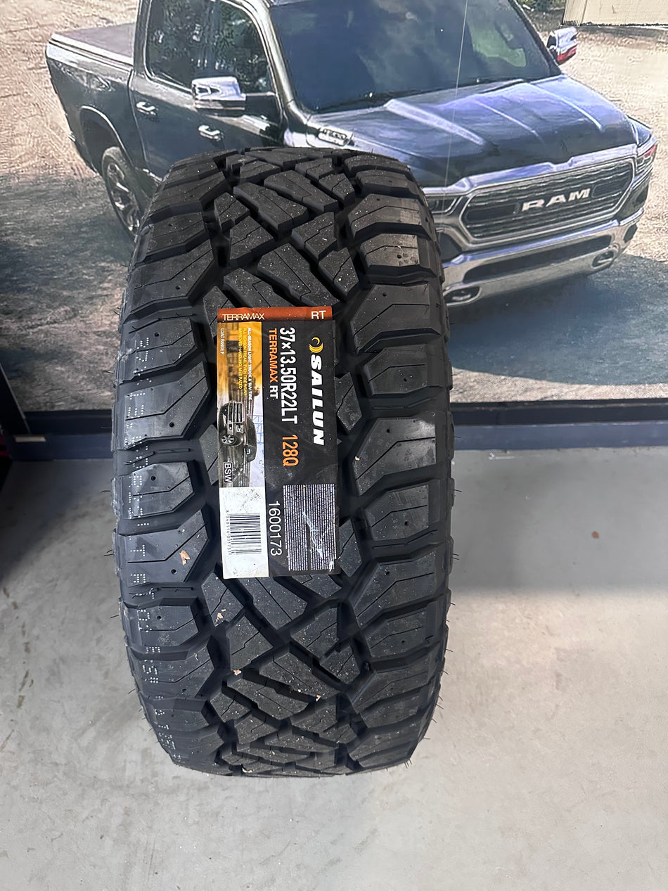 37x13.50r22 12ply Offroad Tire 45k Warranty
