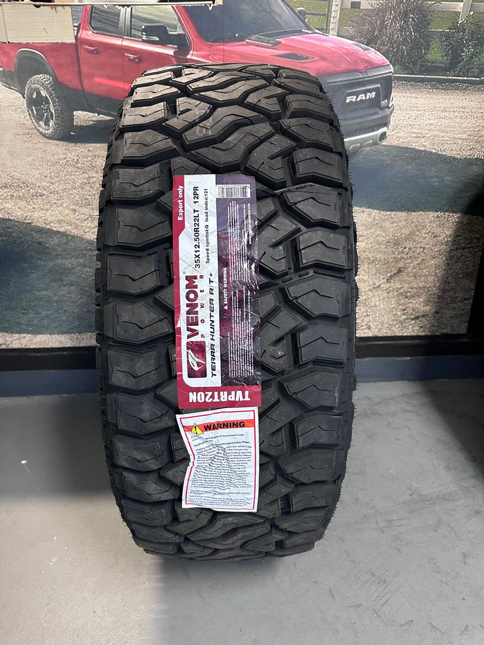 35x12.50r22 12ply 80psi Venom RT+ Offroad Tire